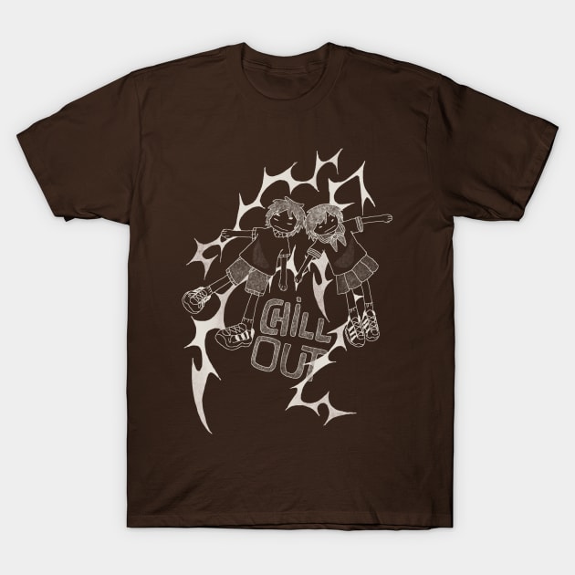 chill out (dark) T-Shirt by yuzu